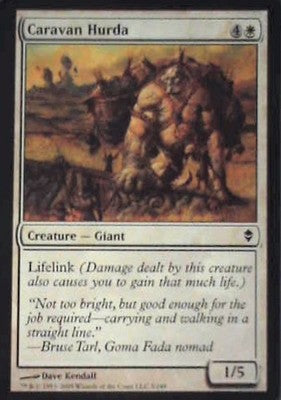 Caravan Hurda - Zendikar: #5, Magic: The Gathering Nm C333