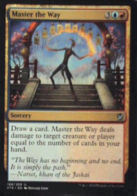 Master the Way - Khans of Tarkir: #188, Magic: The Gathering Nm R158