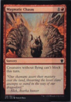 Magmatic Chasm - Dragons of Tarkir: #148, Magic: The Gathering Nm R148