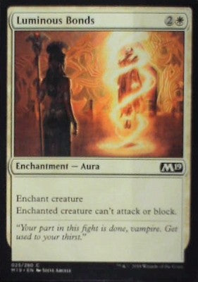 Luminous Bonds - Core Set 2019: #25, Magic: The Gathering Nm C337