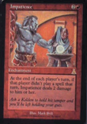 Impatience - Urza's Destiny: #88, Magic: The Gathering Lp R45