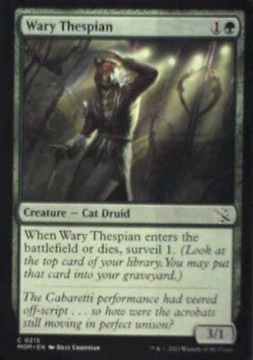 Wary Thespian - March of the Machine: #215, Magic: The Gathering Nm R229