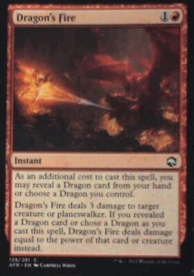 Dragon's Fire - Adventures in the Forgotten Realms: #139, MTG Nm R127