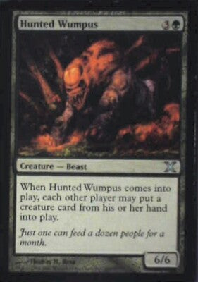 Hunted Wumpus - 10th Edition: #269, Magic: The Gathering Lp R38