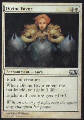 Divine Favor - Magic 2014 (M14): #17, Magic: The Gathering Nm C338