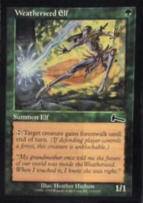 Weatherseed Elf - Urza's Legacy: #115, Magic: The Gathering Lp R209