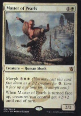 Master of Pearls - Khans of Tarkir: #18, Magic: The Gathering Nm R214