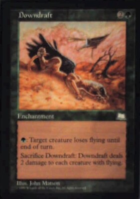 Downdraft - Weatherlight: #125, Magic: The Gathering Nm R187