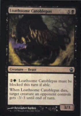 Loathsome Catoblepas - Theros: #95, Magic: The Gathering Nm