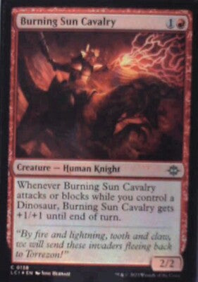 Burning Sun Cavalry - The Lost Caverns of Ixalan: #138 - Foil Nm R248