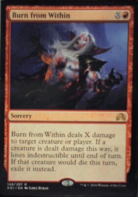 Burn from Within - Shadows over Innistrad: #148, Magic: The Gathering Lp R96