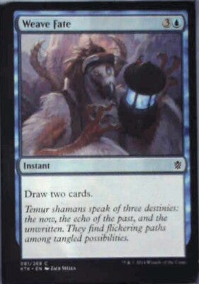 Weave Fate - Khans of Tarkir: #61, Magic: The Gathering Nm R115