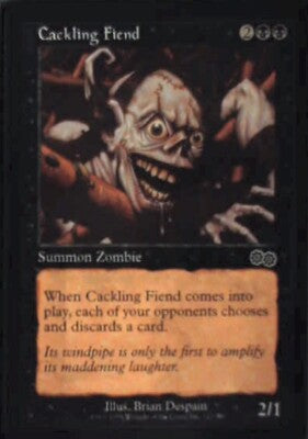 Cackling Fiend - Urza's Saga: #121, Magic: The Gathering Nm R40