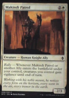 Makindi Patrol - Battle for Zendikar: #39, Magic: The Gathering Lp R173