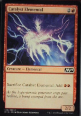 Catalyst Elemental - Core Set 2019: #132, Magic: The Gathering Nm R108