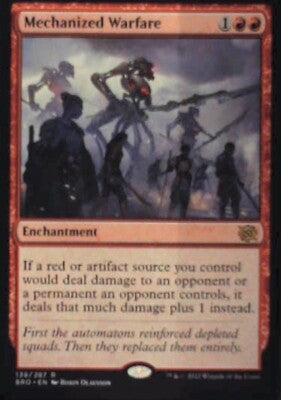 Mechanized Warfare - The Brothers' War: #139, Magic: The Gathering Nm R238