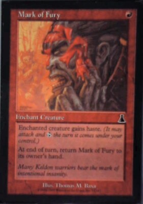 Mark of Fury - Urza's Destiny: #93, Magic: The Gathering Lp R45