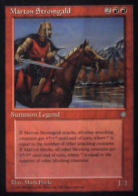 Marton Stromgald - Ice Age: #199, Magic: The Gathering Nm R125