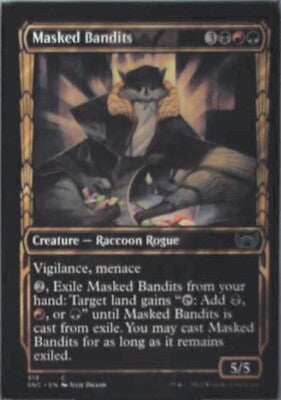 Masked Bandits (Showcase) - Streets of New Capenna: #319, MTG Nm R232