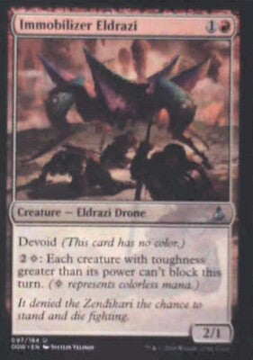 Immobilizer Eldrazi - Oath of the Gatewatch: #97, Magic: The Gathering Nm R152