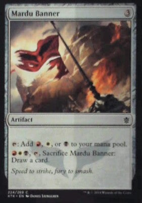 Mardu Banner - Khans of Tarkir: #224, Magic: The Gathering Nm R230