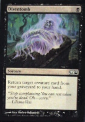 Disentomb - Magic 2012 (M12): #93, Magic: The Gathering Nm R123