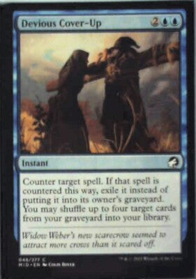 Devious Cover-Up - Innistrad: Midnight Hunt: #48, Magic: The Gathering Nm R162