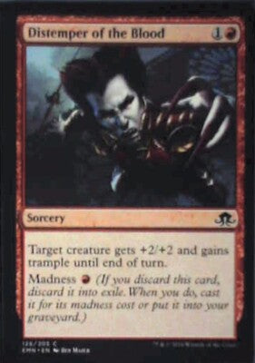 Distemper of the Blood - Eldritch Moon: #126, Magic: The Gathering Nm R160