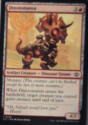 Dinotomaton - The Lost Caverns of Ixalan: #144, Magic: The Gathering Nm R203