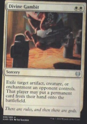 Divine Gambit - Kaldheim: #8, Magic: The Gathering Nm R130