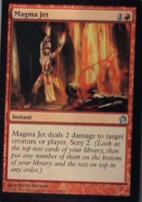 Magma Jet - Theros: #128, Magic: The Gathering Nm C337