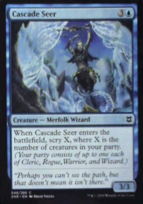 Cascade Seer - Zendikar Rising: #48, Magic: The Gathering Nm R245