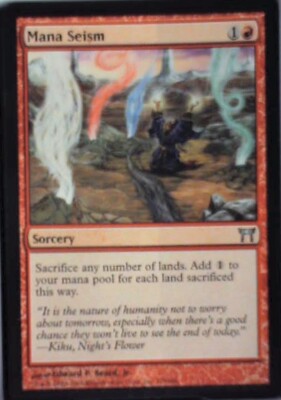 Mana Seism - Champions of Kamigawa: #179, Magic: The Gathering Nm R161