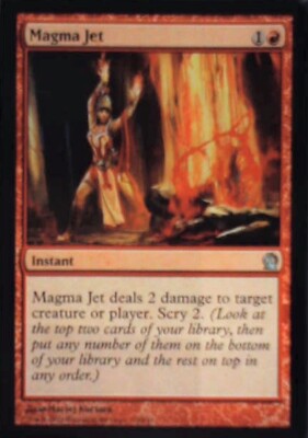 Magma Jet - Theros: #128, Magic: The Gathering Nm R52