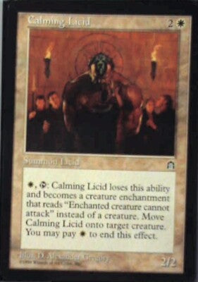 Calming Licid - Stronghold: #2, Magic: The Gathering Lp R112