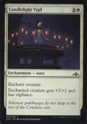 Candlelight Vigil - Guilds of Ravnica: #3, Magic: The Gathering Nm R232