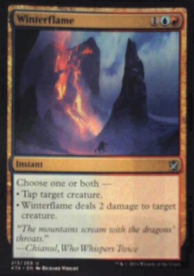 Winterflame - Khans of Tarkir: #213, Magic: The Gathering Nm R157