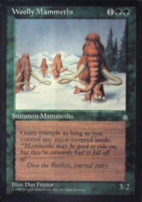 Woolly Mammoths - Ice Age: #278, Magic: The Gathering Nm R83