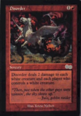 Disorder - Urza's Saga: #181, Magic: The Gathering Nm R40
