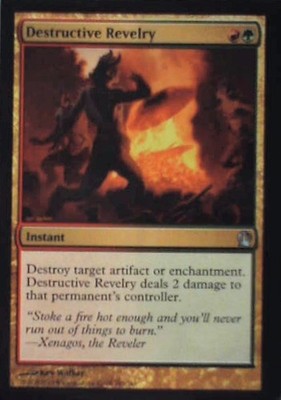 Destructive Revelry - Theros: #192, Magic: The Gathering Nm C338