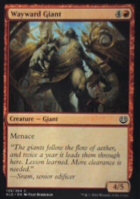 Wayward Giant - Kaladesh: #139, Magic: The Gathering Nm R169