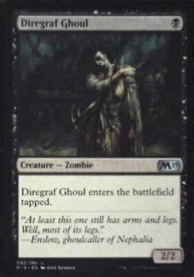 Diregraf Ghoul - Core Set 2019: #92, Magic: The Gathering Nm R130