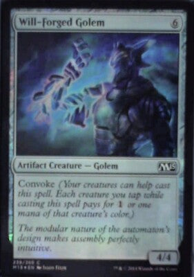 Will-Forged Golem - Magic 2015 (M15): #239, Magic: The Gathering - Foil Lp R249
