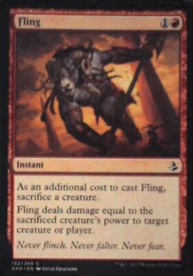 Fling - Amonkhet: #132, Magic: The Gathering Nm R103
