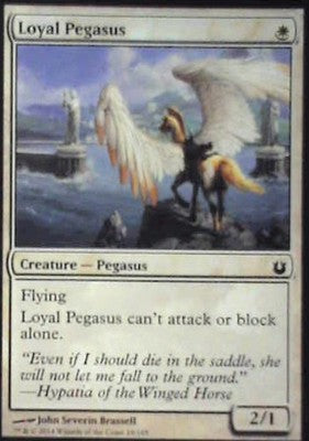 Loyal Pegasus - Born of the Gods: #19, Magic: The Gathering Nm C336