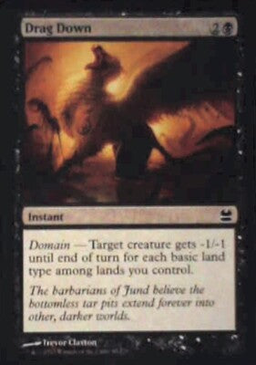 Drag Down - Modern Masters: #80, Magic: The Gathering Nm R163