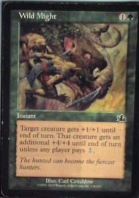 Wild Might - Prophecy: #134, Magic: The Gathering Lp R209