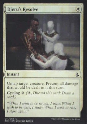 Djeru's Resolve - Amonkhet: #11, Magic: The Gathering Nm R143