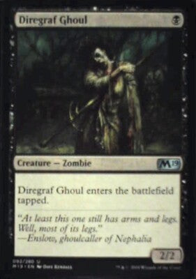 Diregraf Ghoul - Core Set 2019: #92, Magic: The Gathering Nm R108