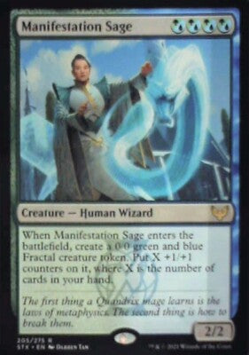 Manifestation Sage - Strixhaven: School of Mages: #205, MTG Nm R86